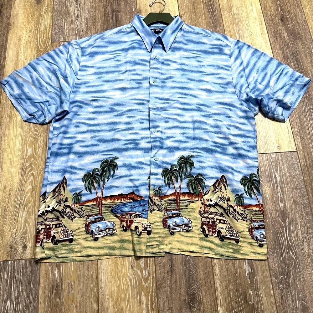 #2) men’s beach shirt Size Large excellent condition.